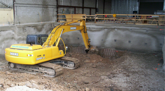Niagara Biosolids Facility - Inside Pit